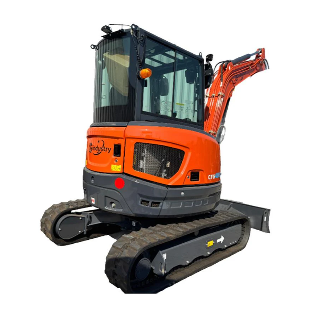 AGT CFG‑40UF Mini Excavator (4 Ton) — Kubota D1703‑E4B Diesel, Enclosed Cab w/ A/C, Side Swing Boom, 3320 mm Dig Depth