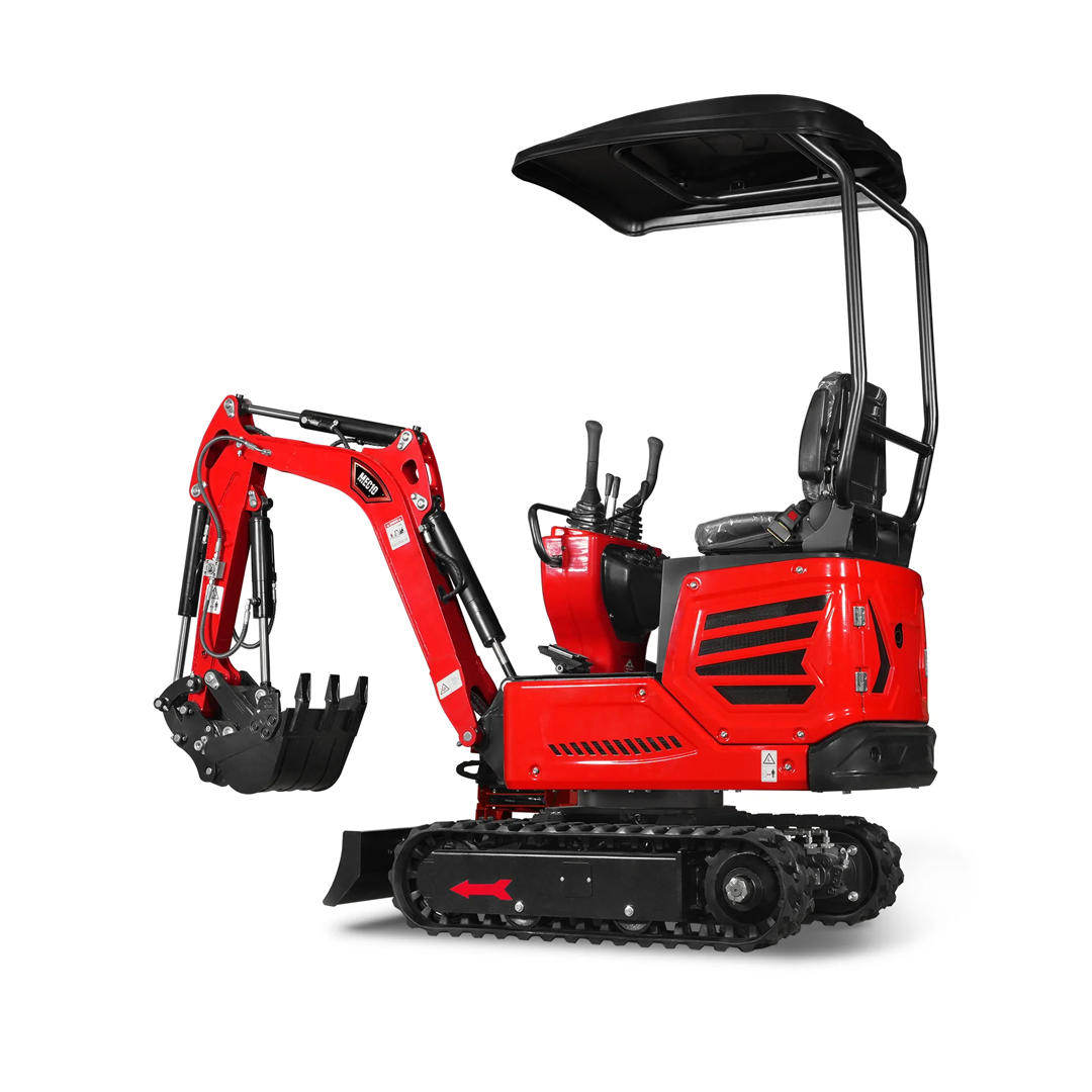 Typhon MEC10 Mini Compact Excavator — Honda GX390, 65.7 in Max Dig Depth, 2,280 lb Operating Weight