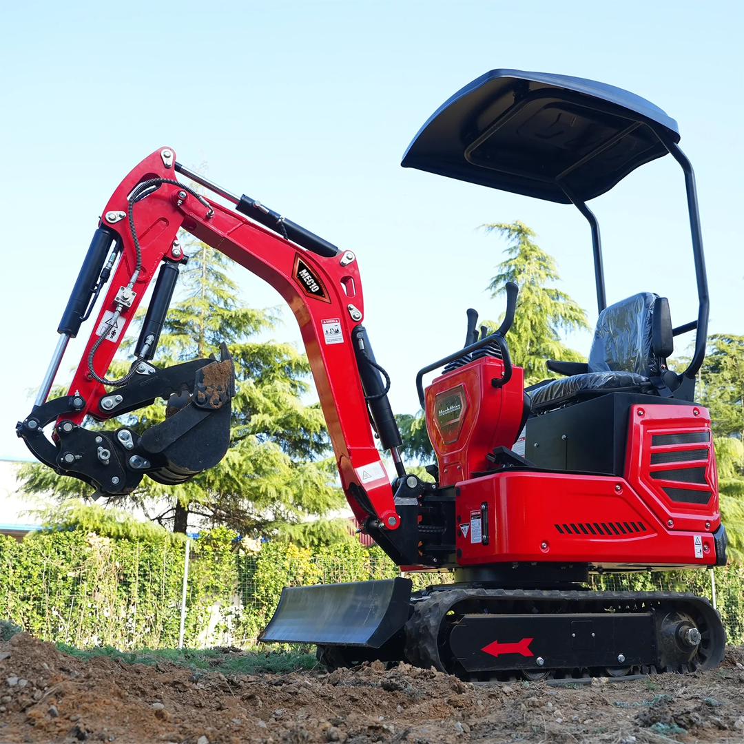 Typhon MEC10 Mini Compact Excavator — Honda GX390, 65.7 in Max Dig Depth, 2,280 lb Operating Weight