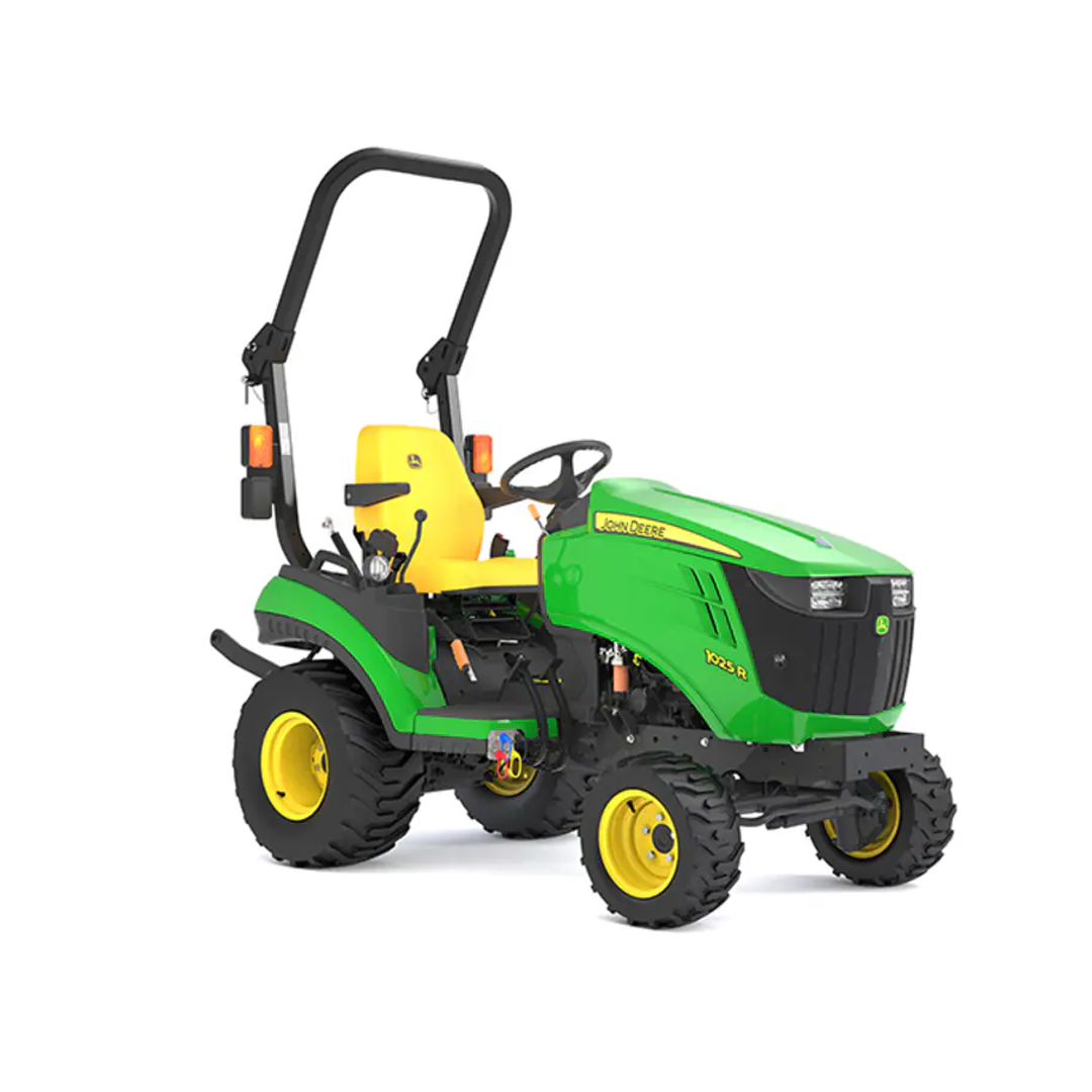 John Deere 1025R Sub‑Compact Utility Tractor (1 Series) — 23.9 HP Yanmar Diesel, 4WD HST, Cat 1 Hitch, 120R Loader Included