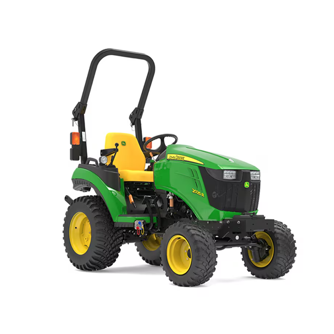 John Deere 2025R Compact Utility Tractor (2R Series) — 24.2 HP Yanmar Diesel, 2‑Range HST, Twin Touch Controls, iMatch Ready, Loader Included (120R)
