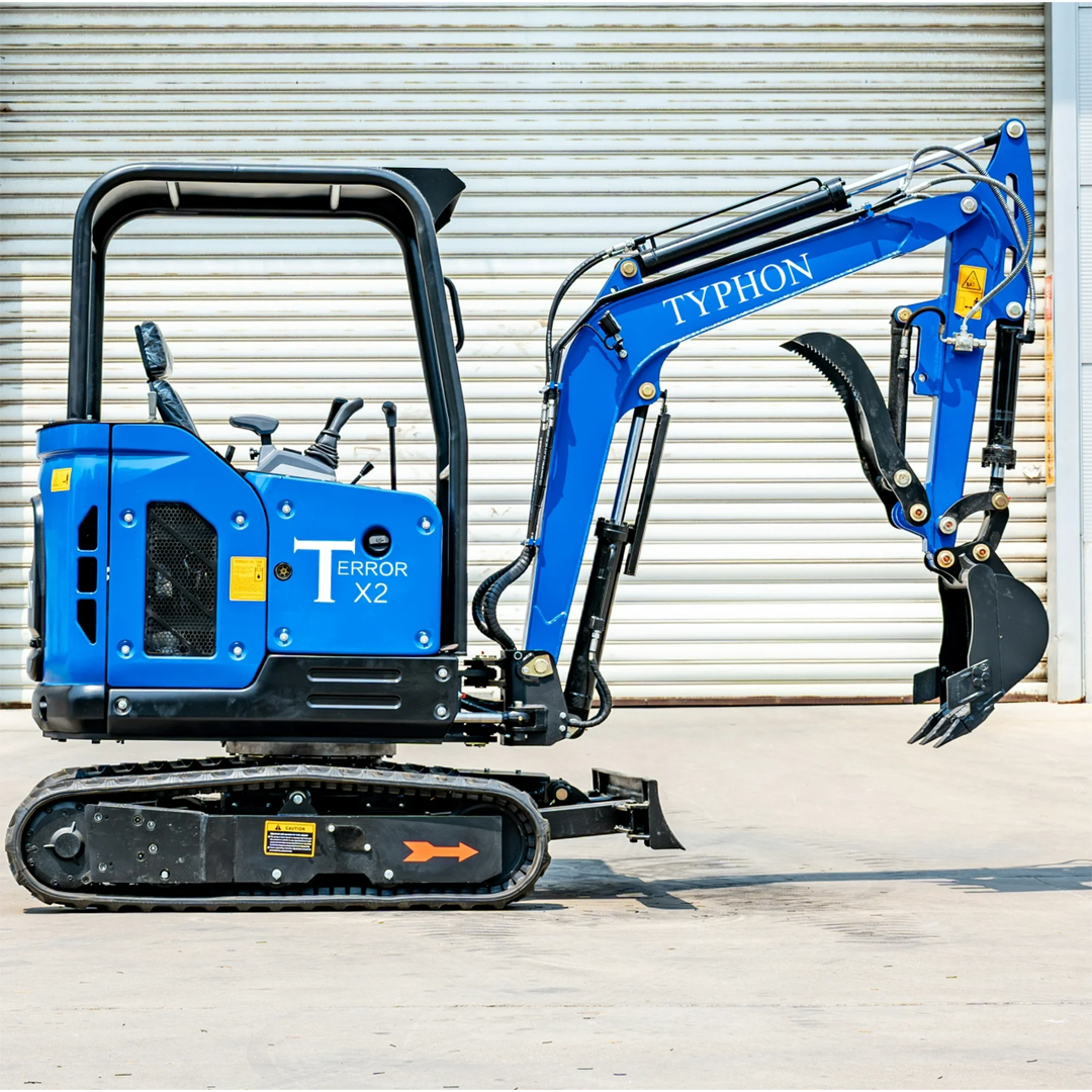 TERROR X2 STORM Mini Excavator (2.5 Ton) — Perkins 403J‑11 EPA Diesel, 2500 kg, 2752 mm Dig Depth, 18 MPa, 35 L/min