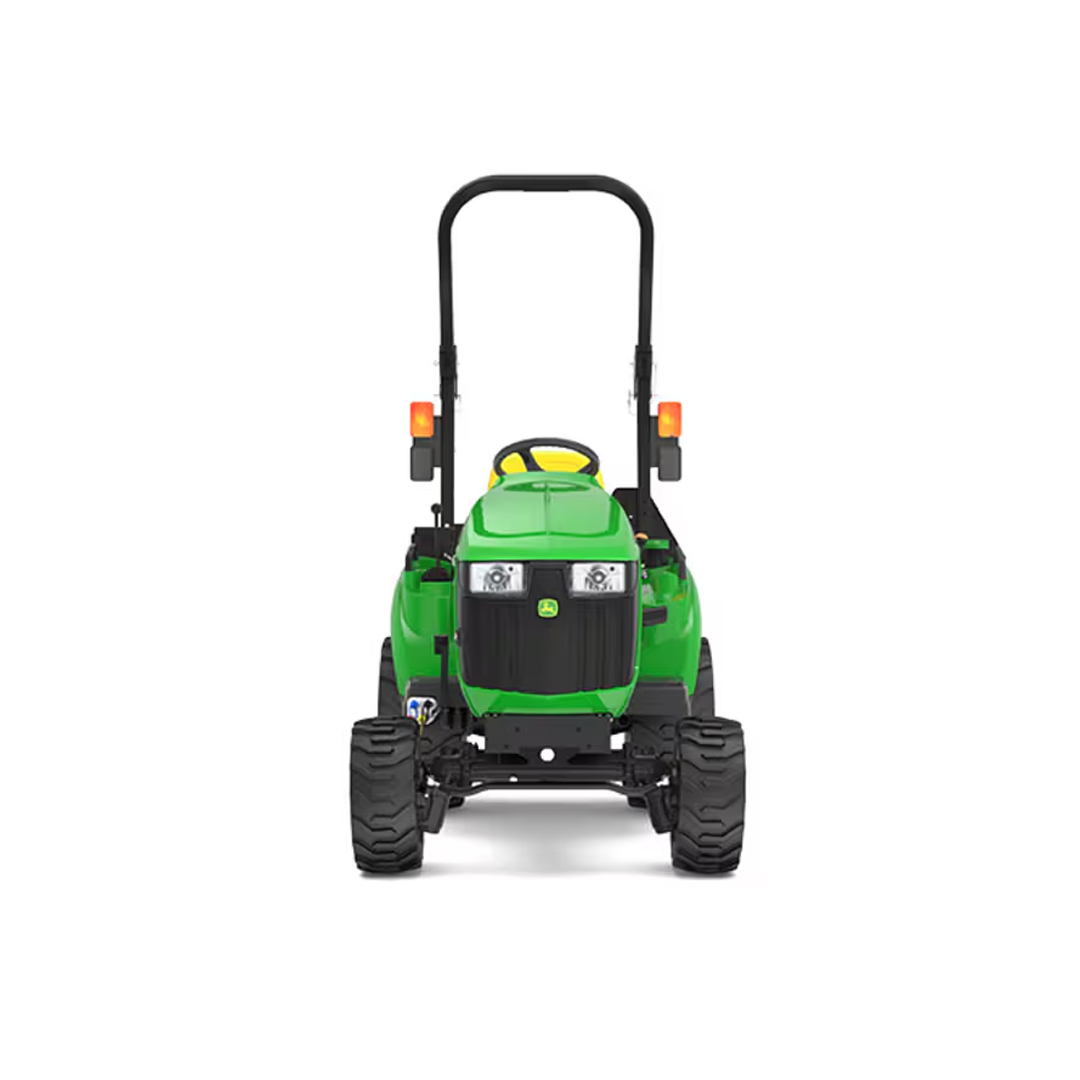 John Deere 1023E Sub‑Compact Utility Tractor (1 Series) — 21.5 HP Yanmar Diesel, 4WD Hydrostatic 2‑Range, Limited Cat 1 Hitch (758 lb Lift)