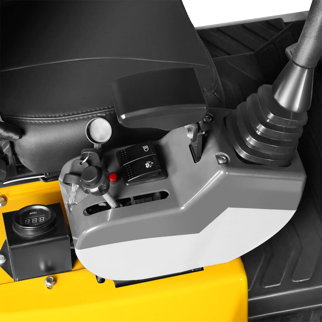 MEC12 Mini Compact Excavator — Kubota D722, 65.7 in Max Dig Depth, 2,700 lb Operating Weight