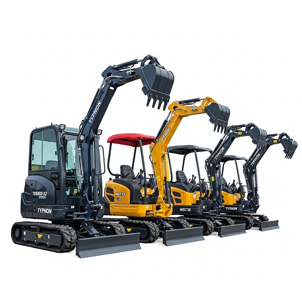 mini excavators attachments