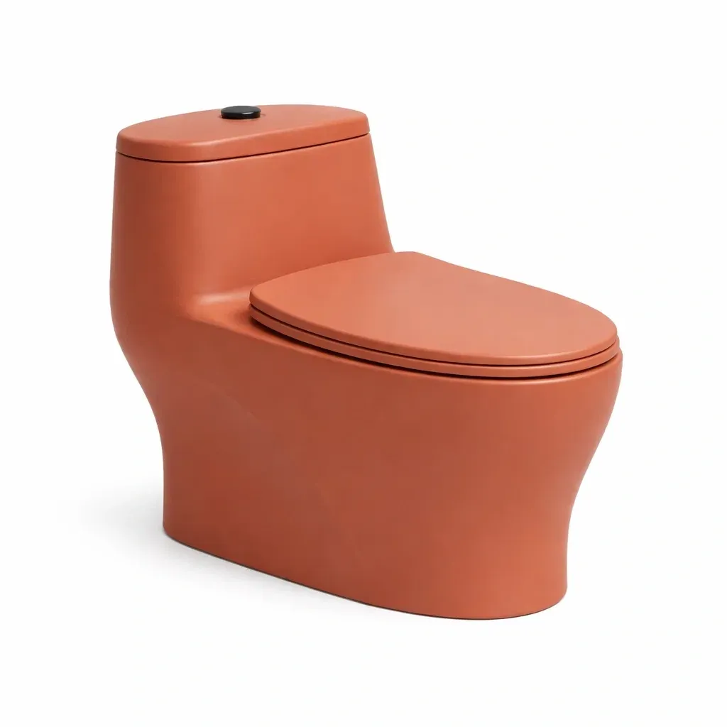 WC monobloc moderne terracotta ceramique-furnikind