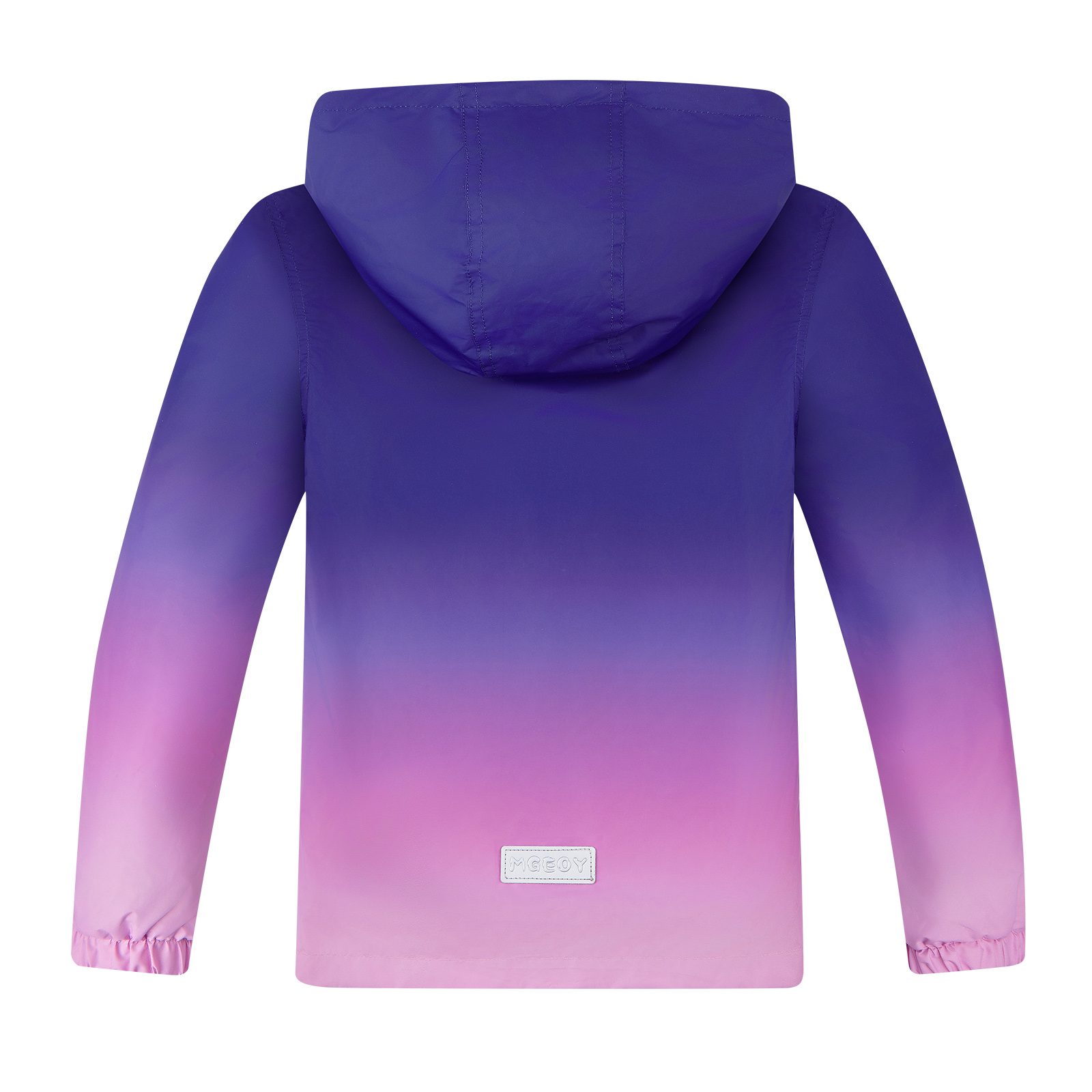 MGEOY Boys Girls Rain Jackets Lightweight Waterproof Hooded Cotton Raincoats Windbreakers for Kids