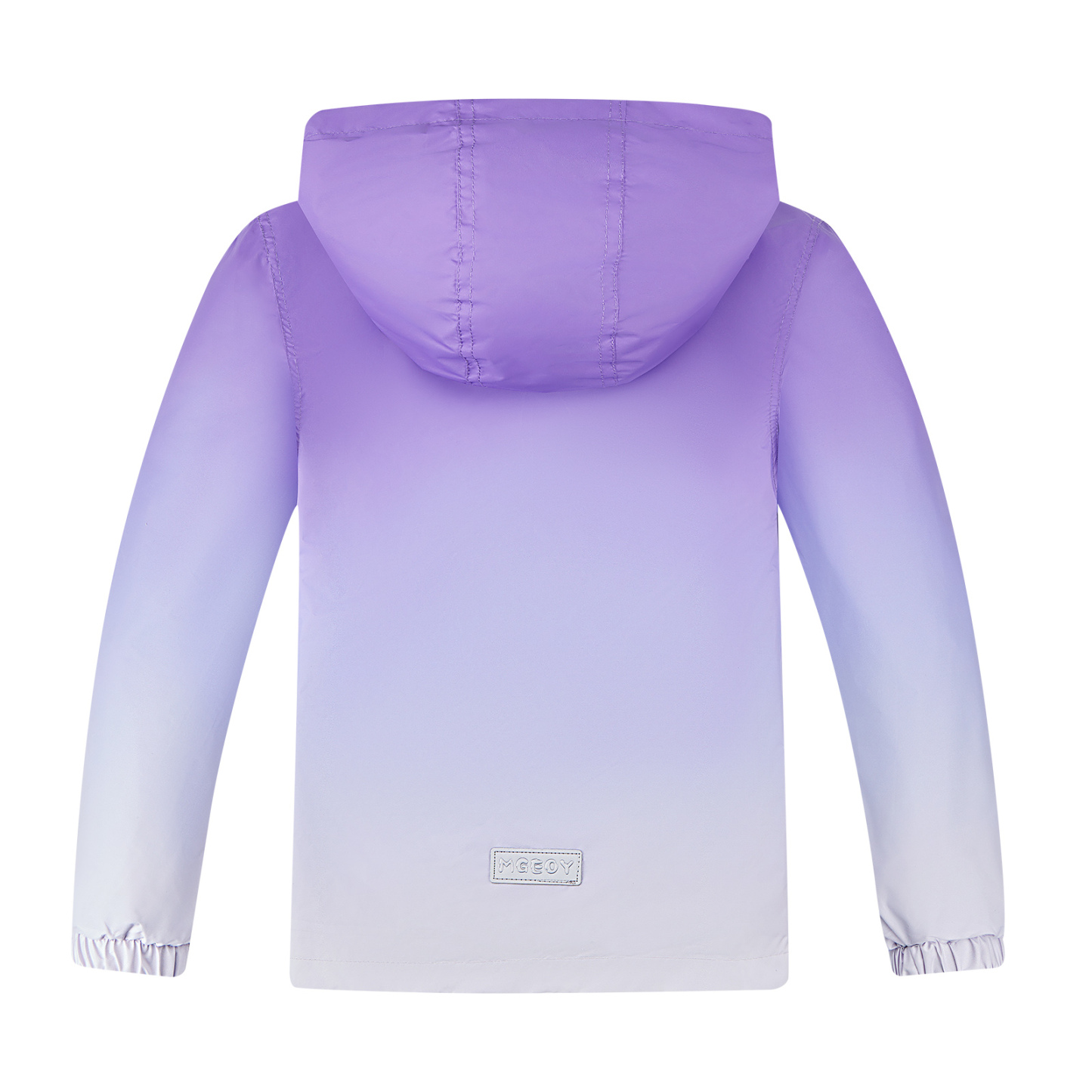 MGEOY Boys Girls Rain Jackets Lightweight Waterproof Hooded Cotton Raincoats Windbreakers for Kids