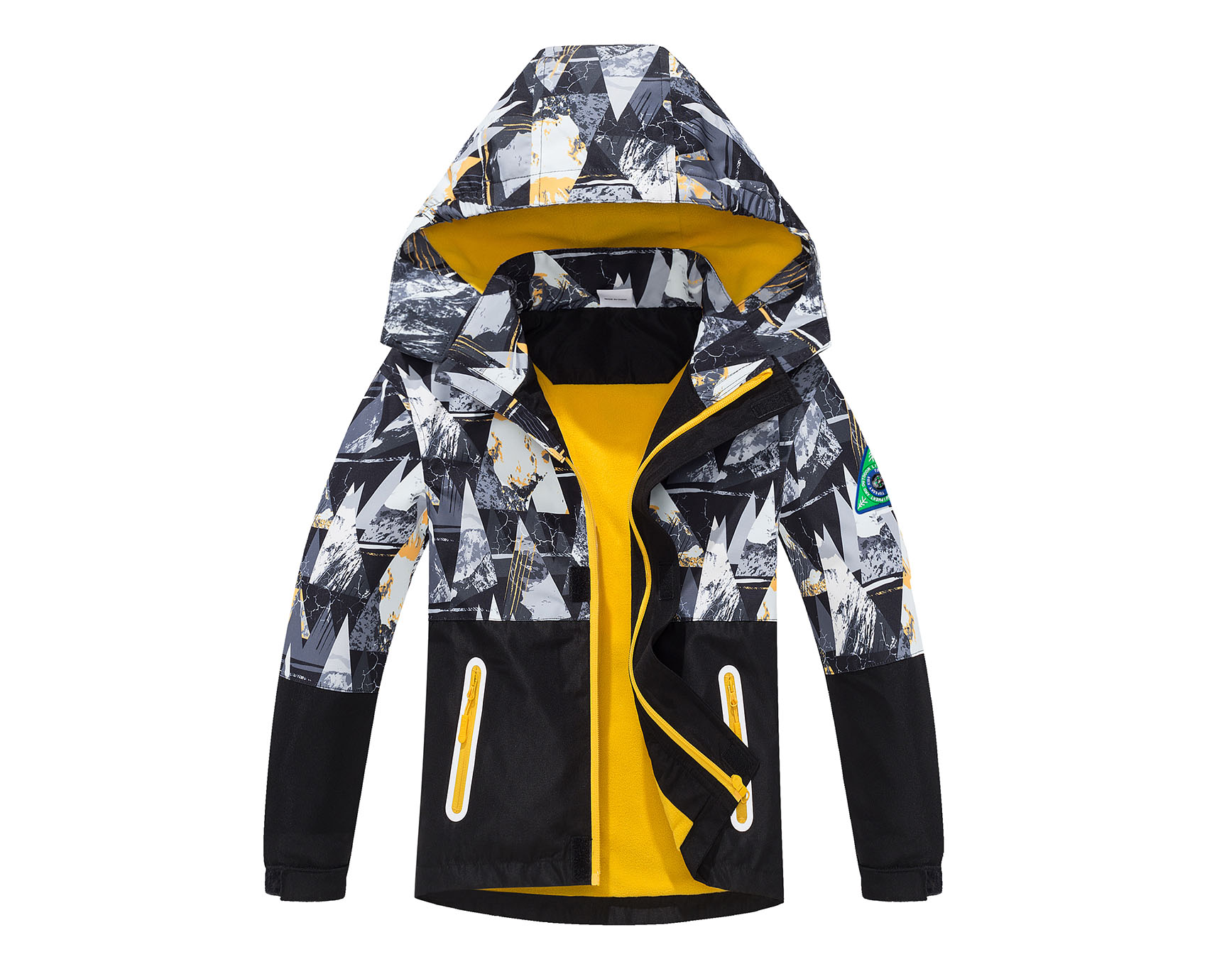 MGEOY Boys Rain Jackets Lightweight Waterproof Hooded Raincoats Windbreakers for Kids