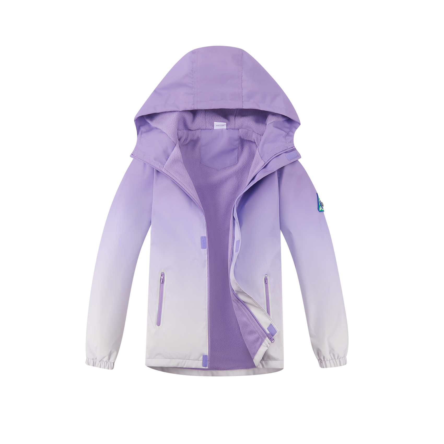 MGEOY Girls Rain Jackets Lightweight Waterproof Hooded Raincoats Windbreakers