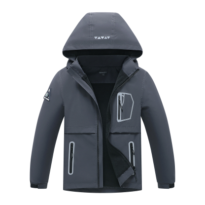 MGEOY Boys Girls Rain Jackets Lightweight Waterproof Hooded Raincoats Windbreakers for Kids，Sizes 4-16
