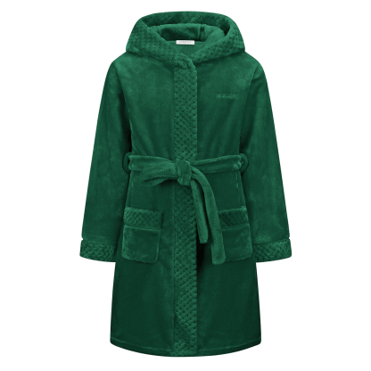 MGEOY Boys Girls Robe Soft Hooded Flannel Bathrobes for Kids
