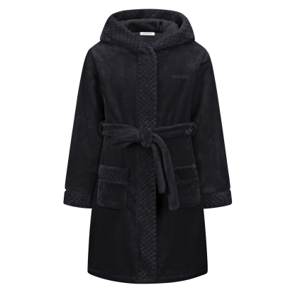 MGEOY Boys Girls Robe Soft Hooded Flannel Bathrobes for Kids