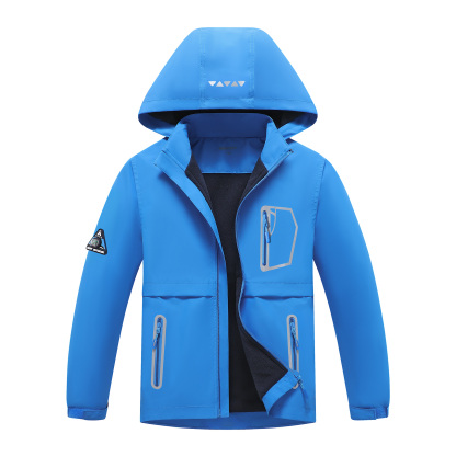 MGEOY Boys Girls Rain Jackets Lightweight Waterproof Hooded Raincoats Windbreakers for Kids，Sizes 4-16