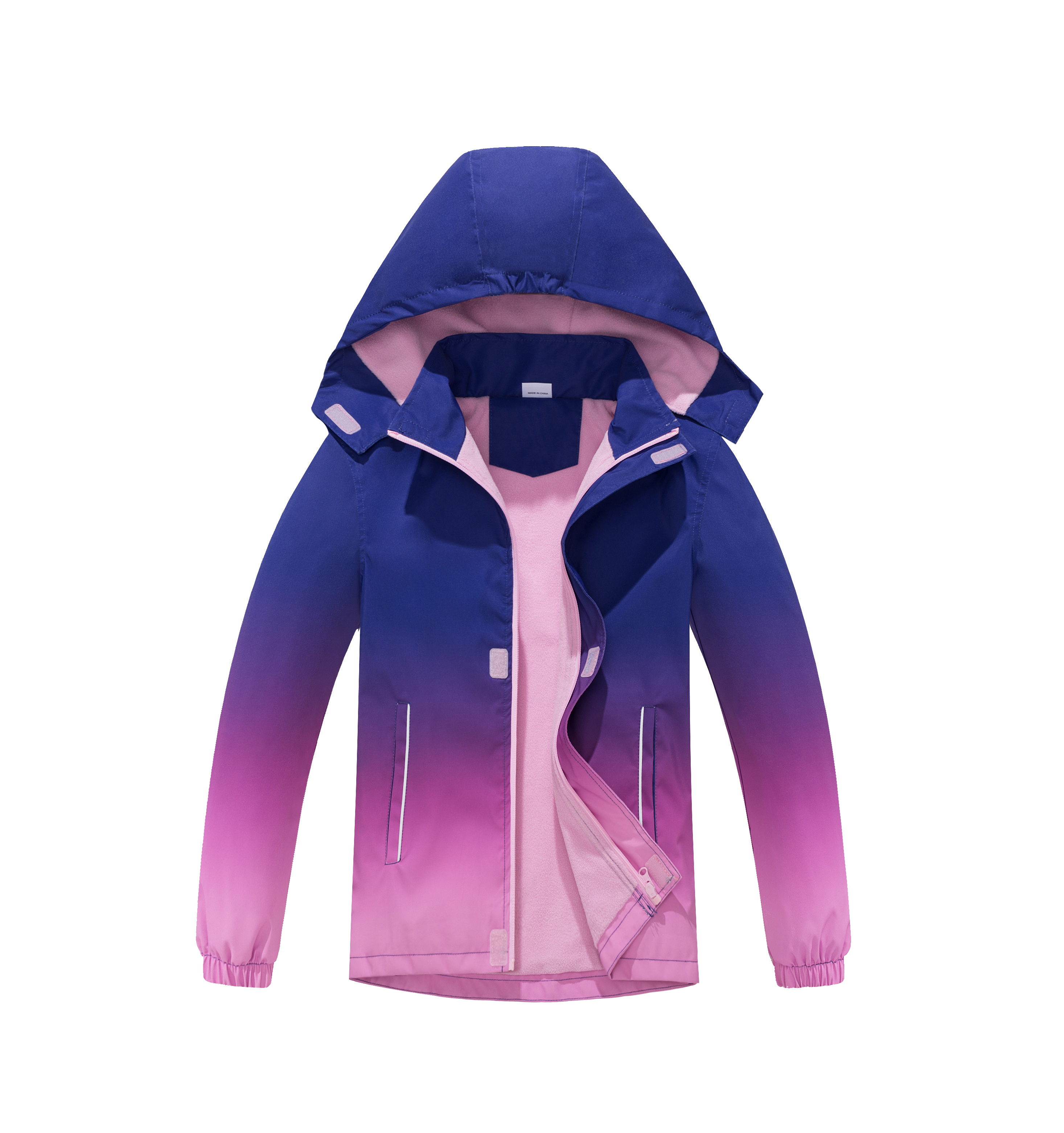 MGEOY Girls Rain Jackets Lightweight Waterproof Hooded Raincoats Windbreakers
