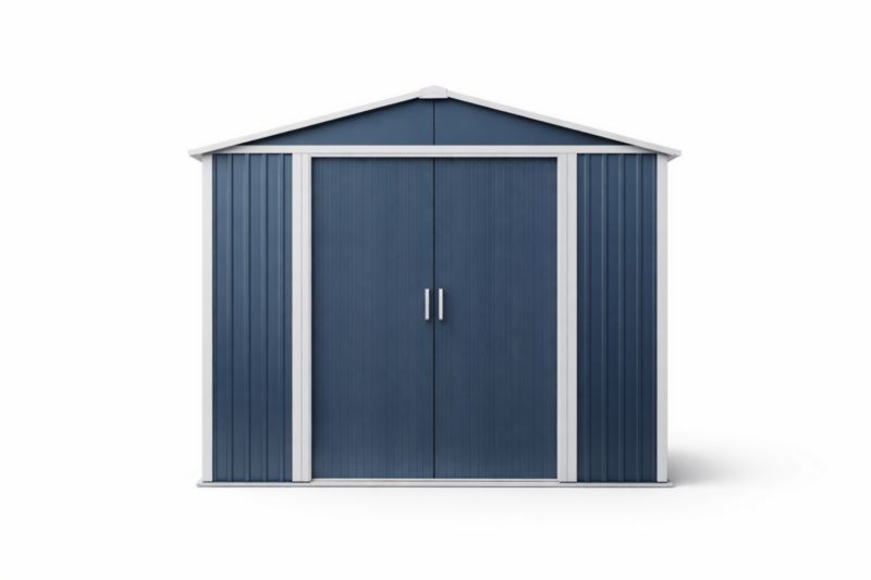 Capanno da Giardino in Acciaio Blu 300x150x210 cm