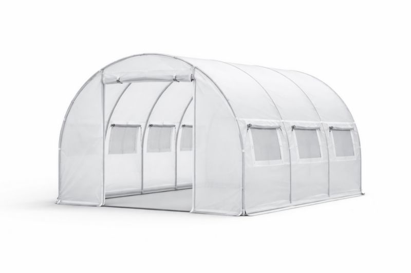 Serra da giardino in acciaio e polietilene 400 cm x 200 cm x 200 cm