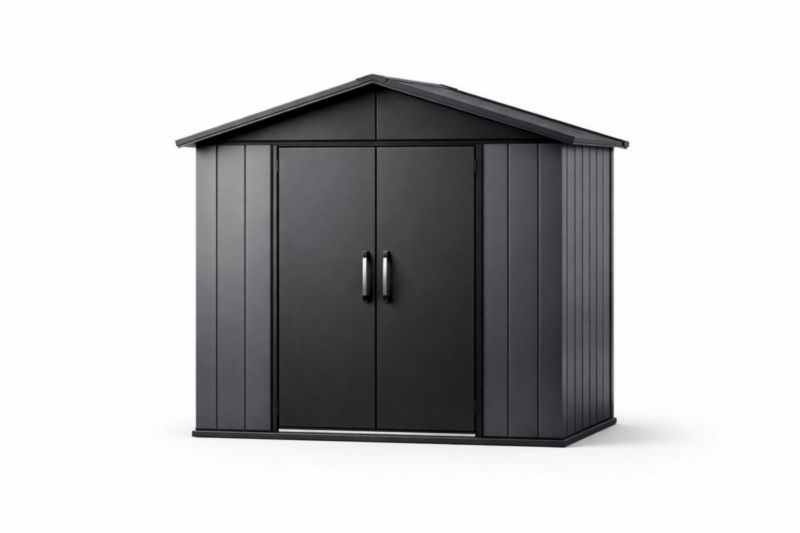 Capanno da Giardino in Metallo Nero