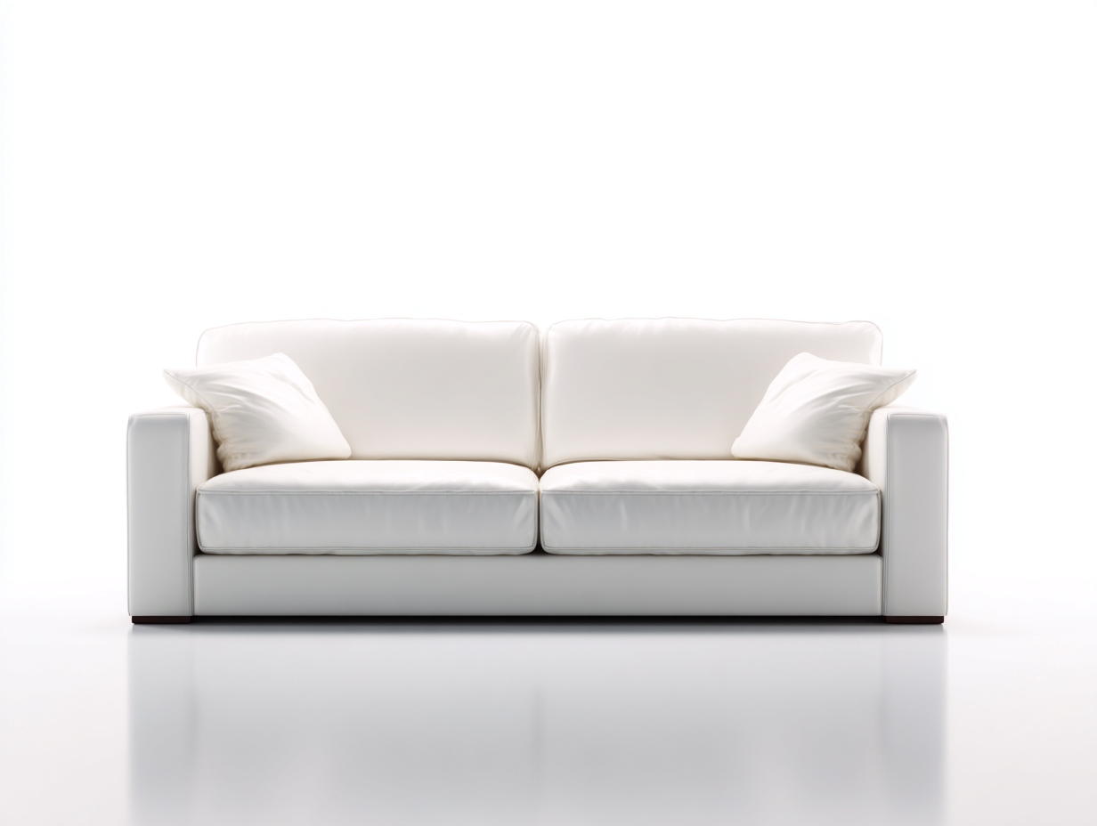 Loveseat upholstered fabric loveseat 72.0x36.0x34.0 inches - white - modern minimalist design-Nestgetyard