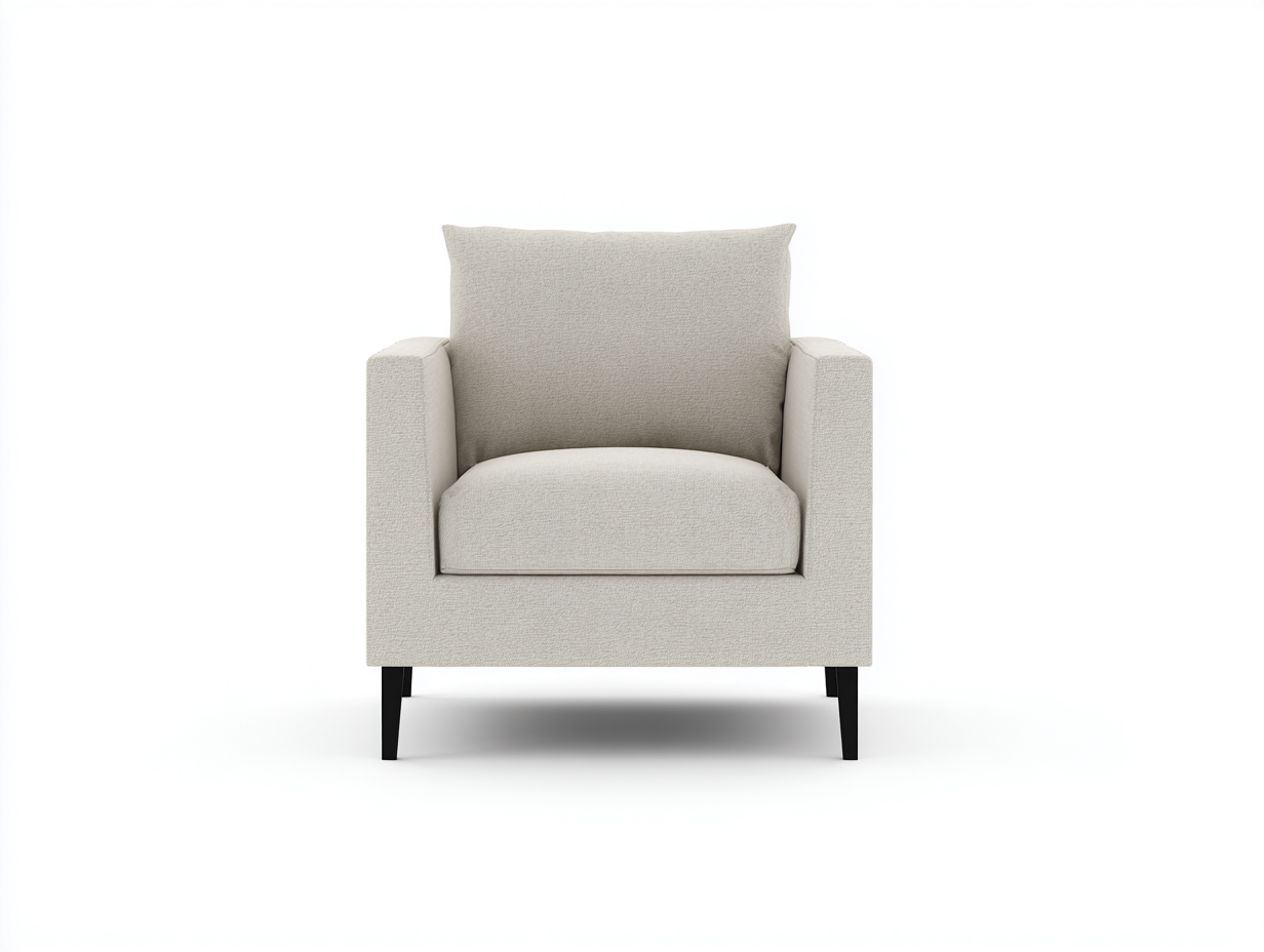 Fabric Armchairs upholstered fabric 31x33x35 inches - beige - comfortable seating for living room-Nestgetyard