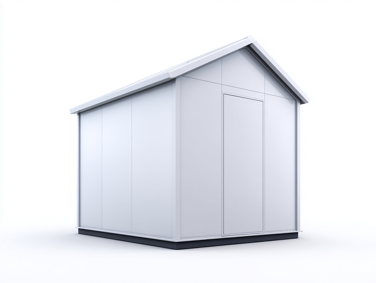 Casetta da giardino per esterno 210x130x200 cm - bianco - struttura da giardino design funzionale-Casamyhaus