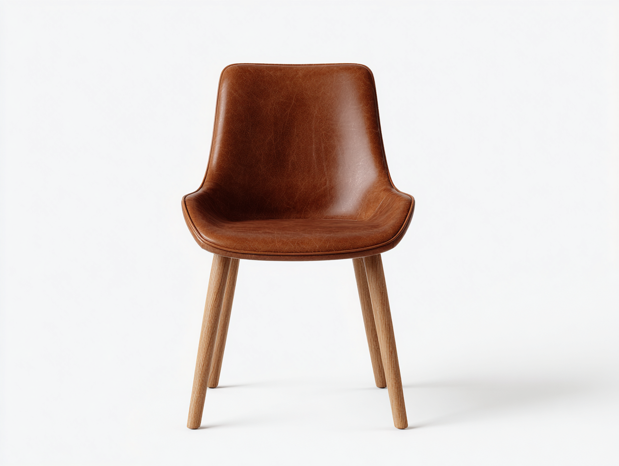 Sedia da pranzo rivestimento seduta ergonomica 50x55x82 cm - marrone - design contemporaneo per sala da pranzo-Casamyhaus