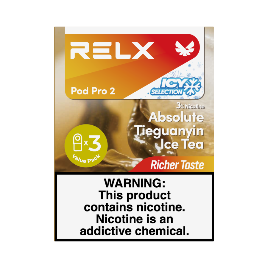 RELX 3 Pods for - 3% Nicotine