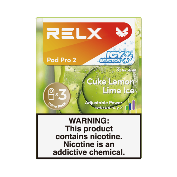 RELX 3 Pods for - 3% Nicotine