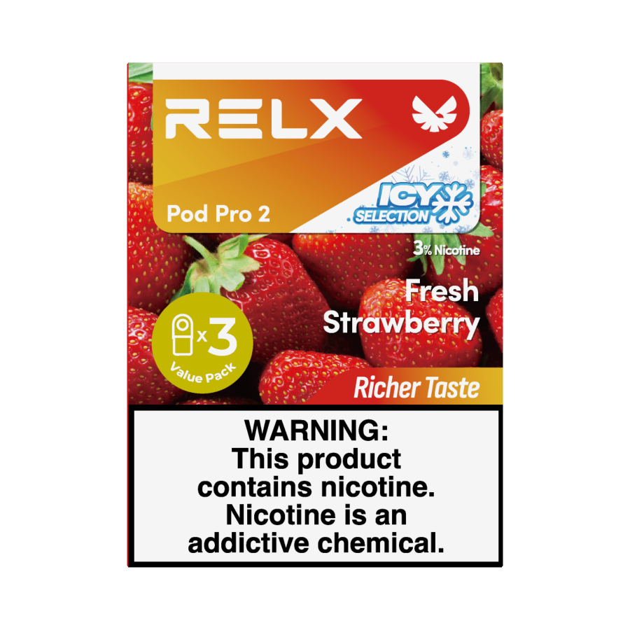 RELX 3 Pods for - 3% Nicotine