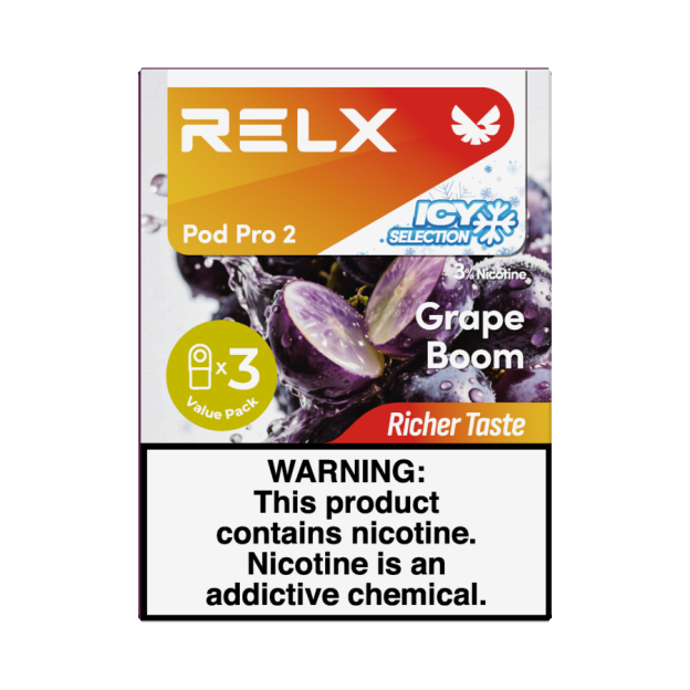 RELX 3 Pods for - 3% Nicotine