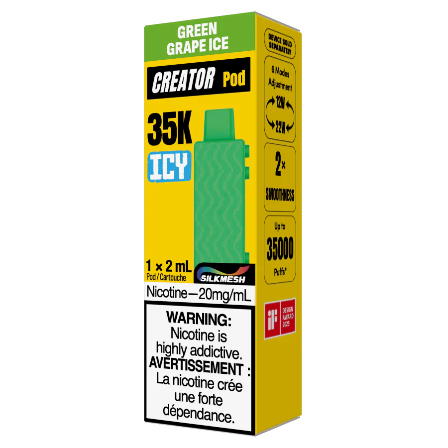 RELX Creator Pod - Green Grape Ice