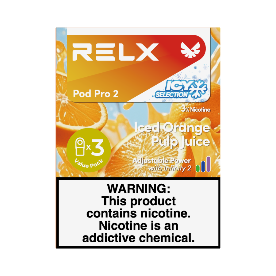 RELX 3 Pods for - 3% Nicotine