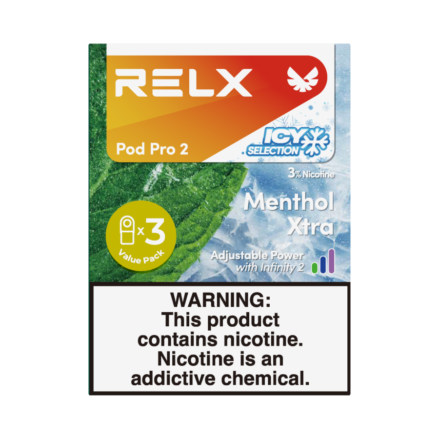 RELX 3 Pods for - 3% Nicotine