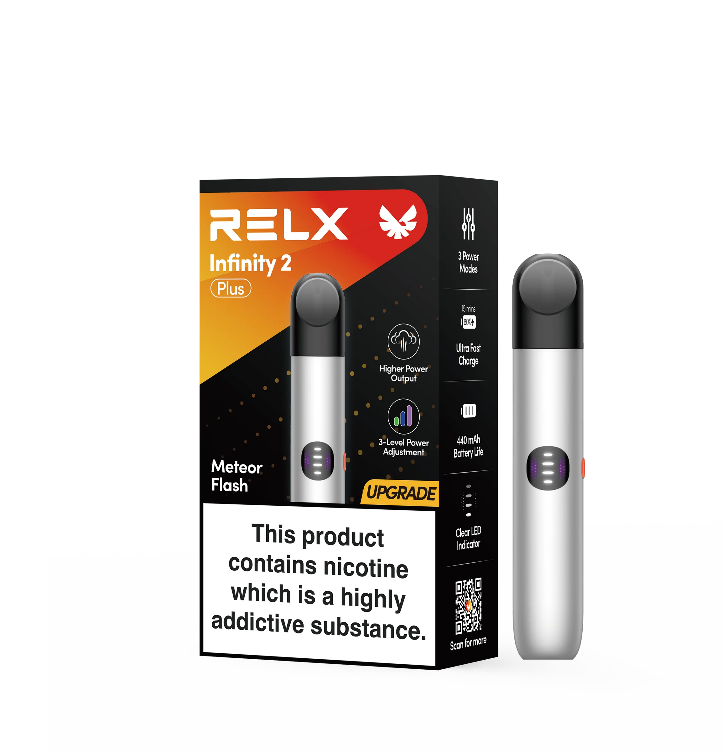 RELX Infinity 2 Plus Device - Meteor Flash