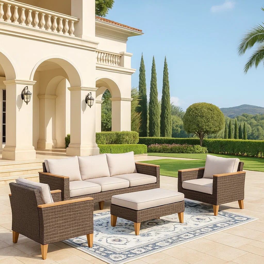 Meubles de jardin,Canapés modulables d’extérieur - Purefurni