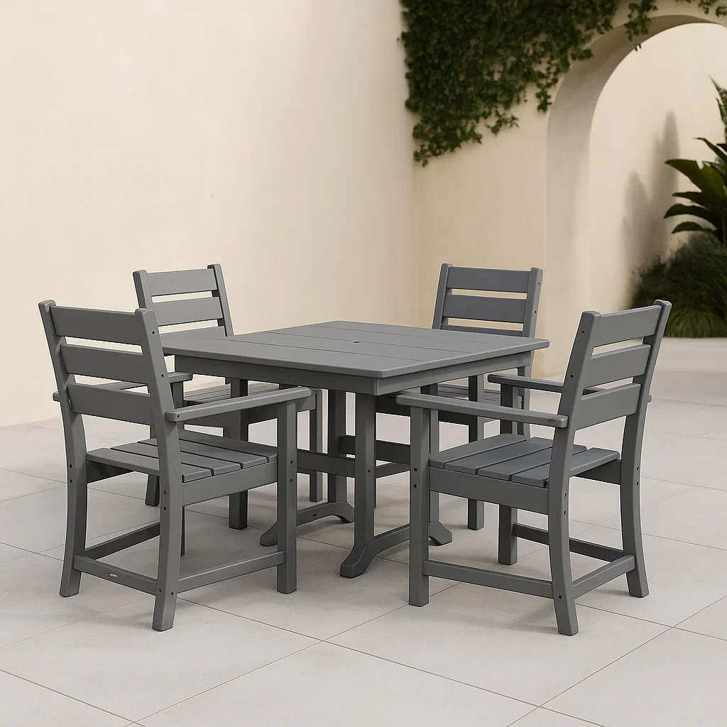 Meubles de jardin,Meubles de jardin avec table à manger - Purefurni