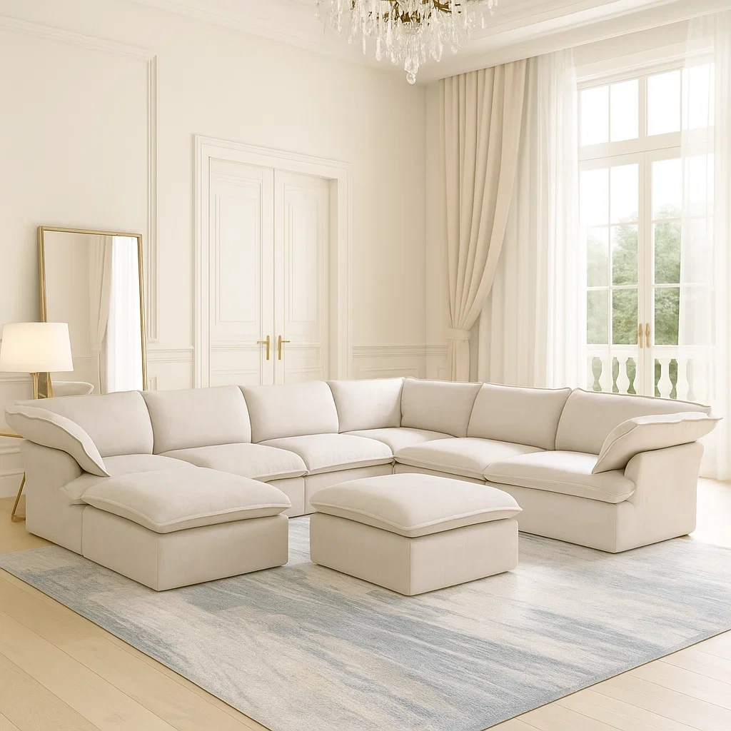 Meubles de salon,Ensemble de canapé modulable - Purefurni