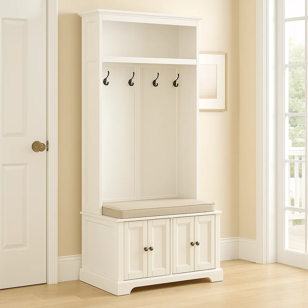 Meubles d’entrée,Meubles d'entrée avec porte - Purefurni