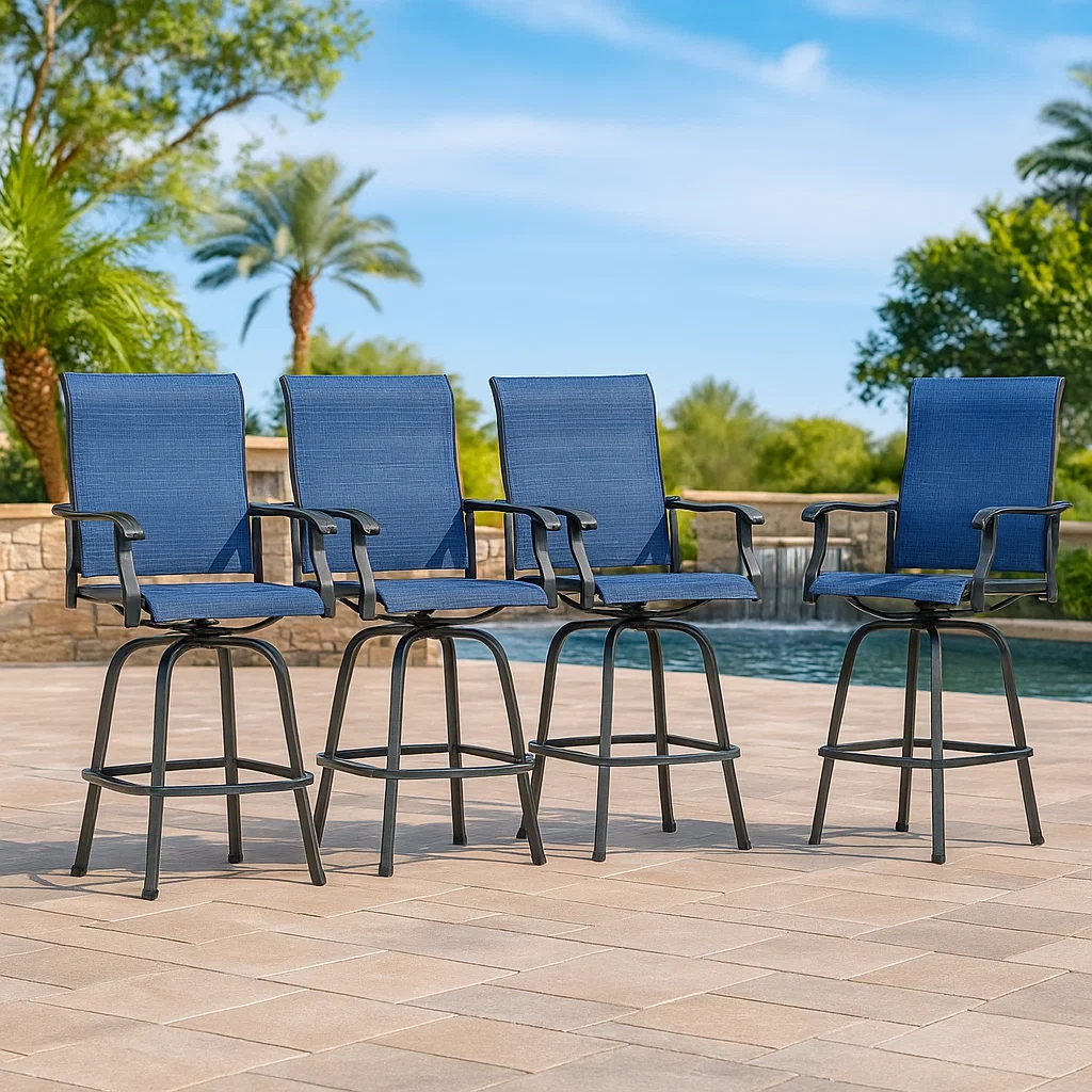 Meubles de jardin,Tabourets de bar d’extérieur - Purefurni