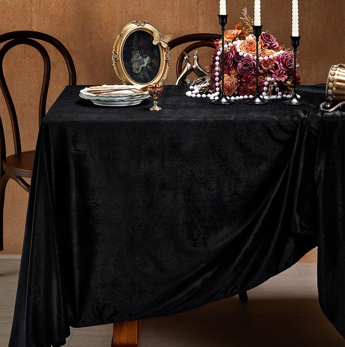 天鹅绒桌布