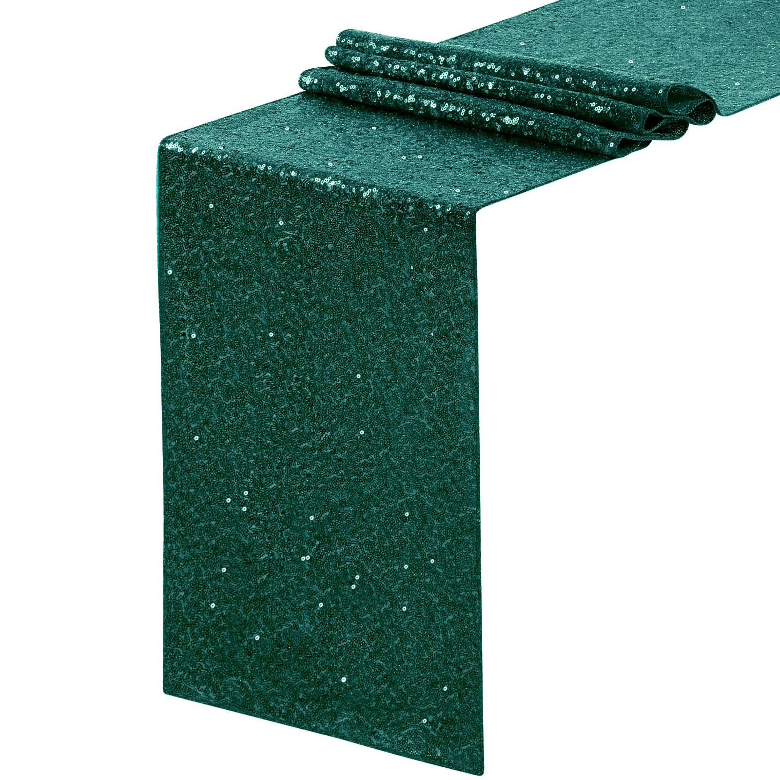 Sequin Table Runners 2 Pieces Table Runners Inch Glitter Dining Table Cover for Party Wedding Birthday Reception Banquet Decoration Spring Party Chair Sashes