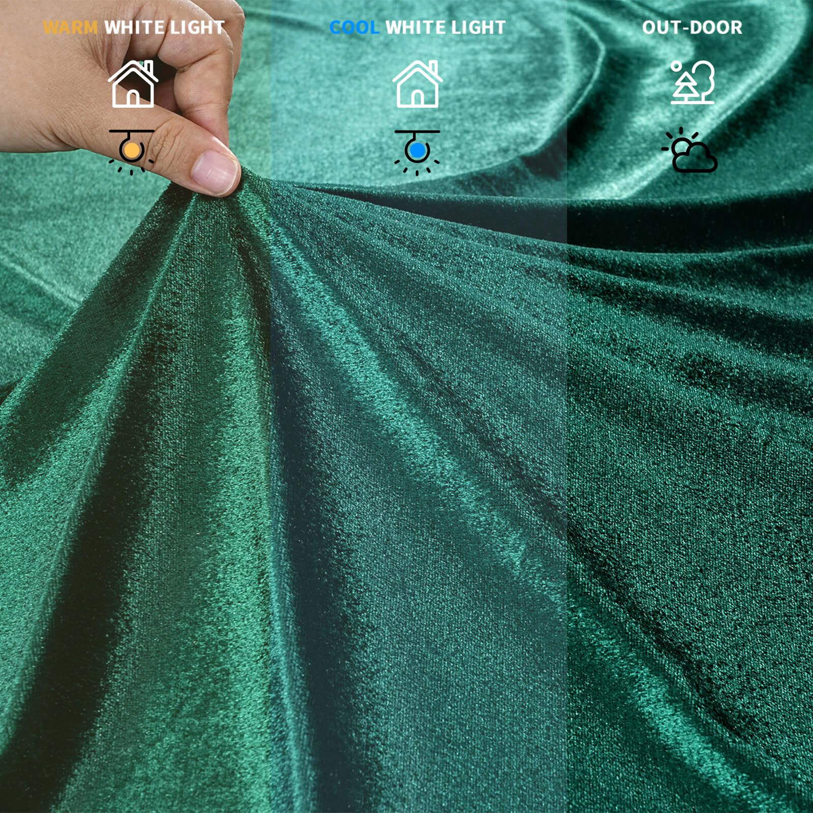 Velvet Tablecloth 60 x 102 Inch Lush Panne Rectangular Table Cloth for Banquet Party Wedding Baby Shower Decorations