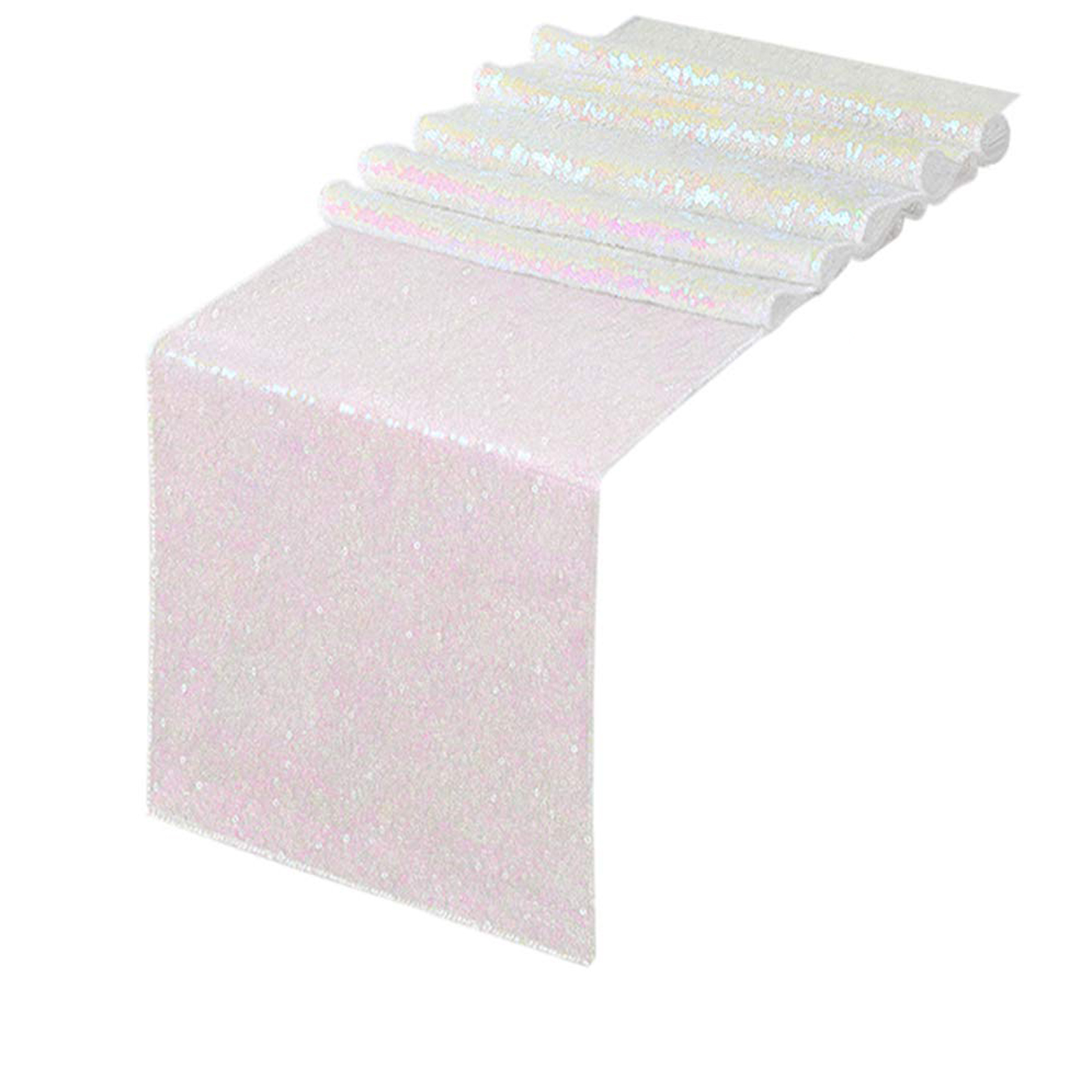 Sequin Table Runners 2 Pieces Table Runners Inch Glitter Dining Table Cover for Party Wedding Birthday Reception Banquet Decoration Spring Party Chair Sashes