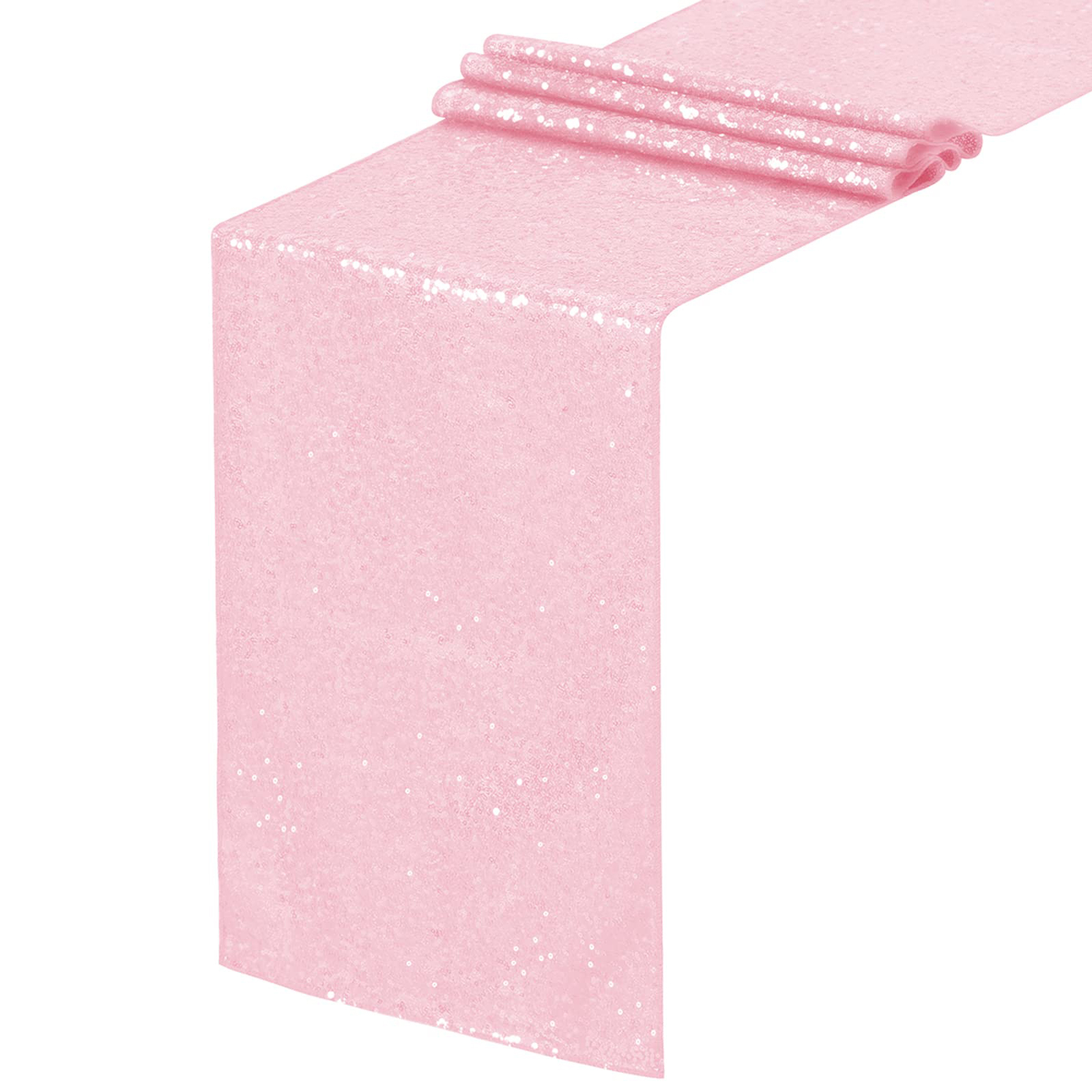 Sequin Table Runners 2 Pieces Table Runners Inch Glitter Dining Table Cover for Party Wedding Birthday Reception Banquet Decoration Spring Party Chair Sashes