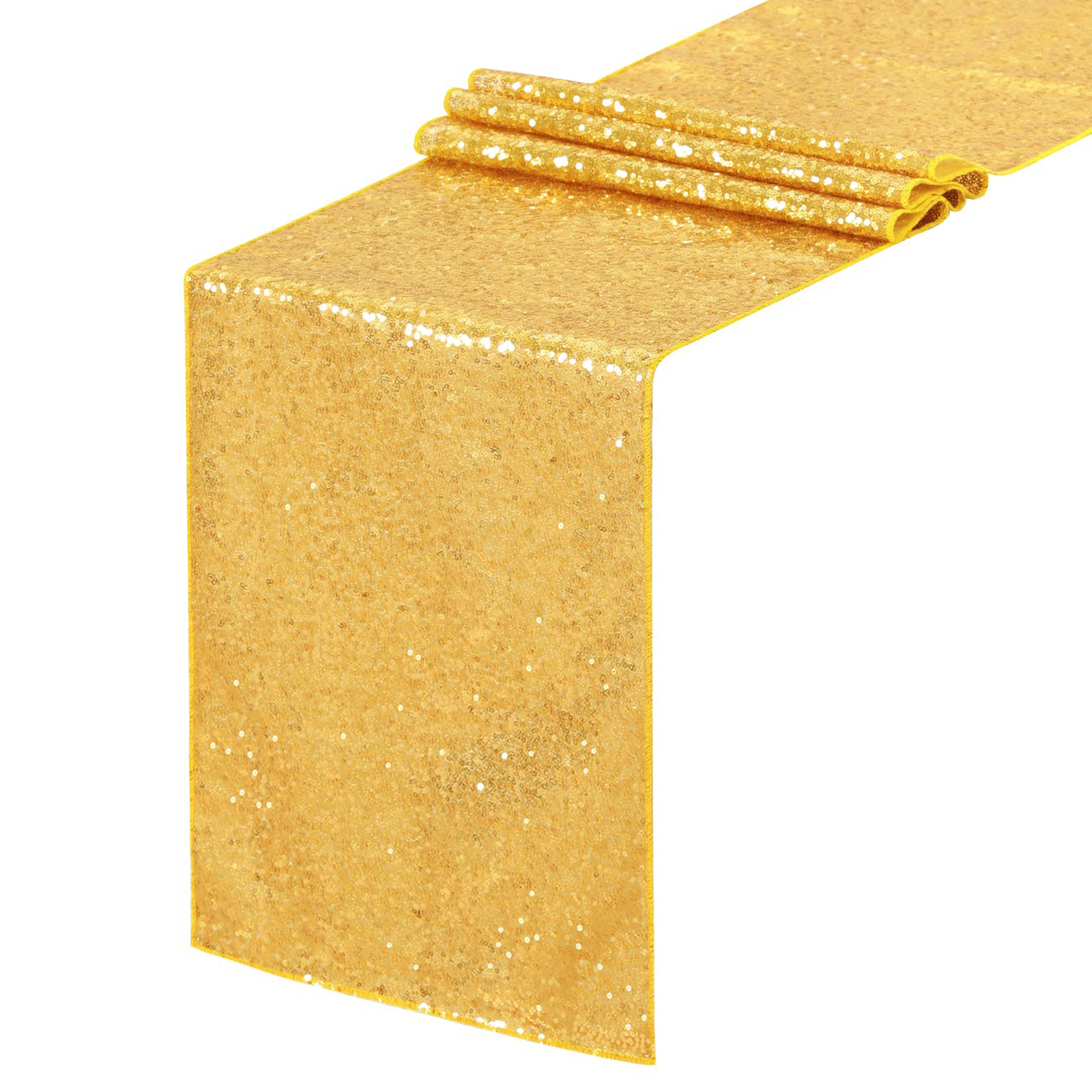 Sequin Table Runners 2 Pieces Table Runners Inch Glitter Dining Table Cover for Party Wedding Birthday Reception Banquet Decoration Spring Party Chair Sashes