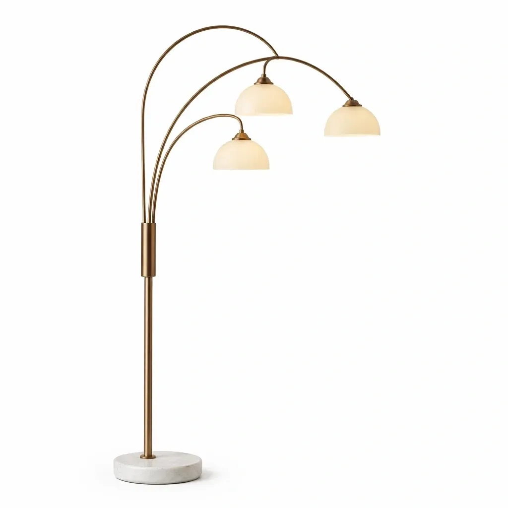 Lampadaire arc triple abat jour 329-easehomey