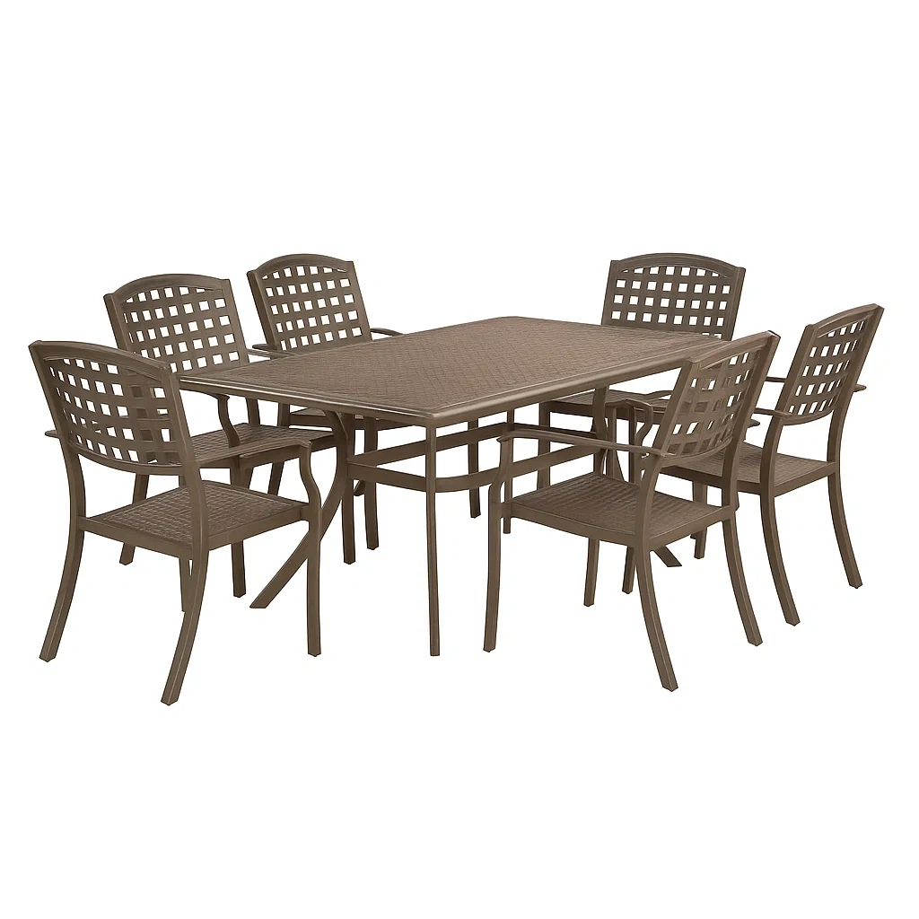 Mobilier de terrasse,Ensemble table et chaises de terrasse - modafurnix