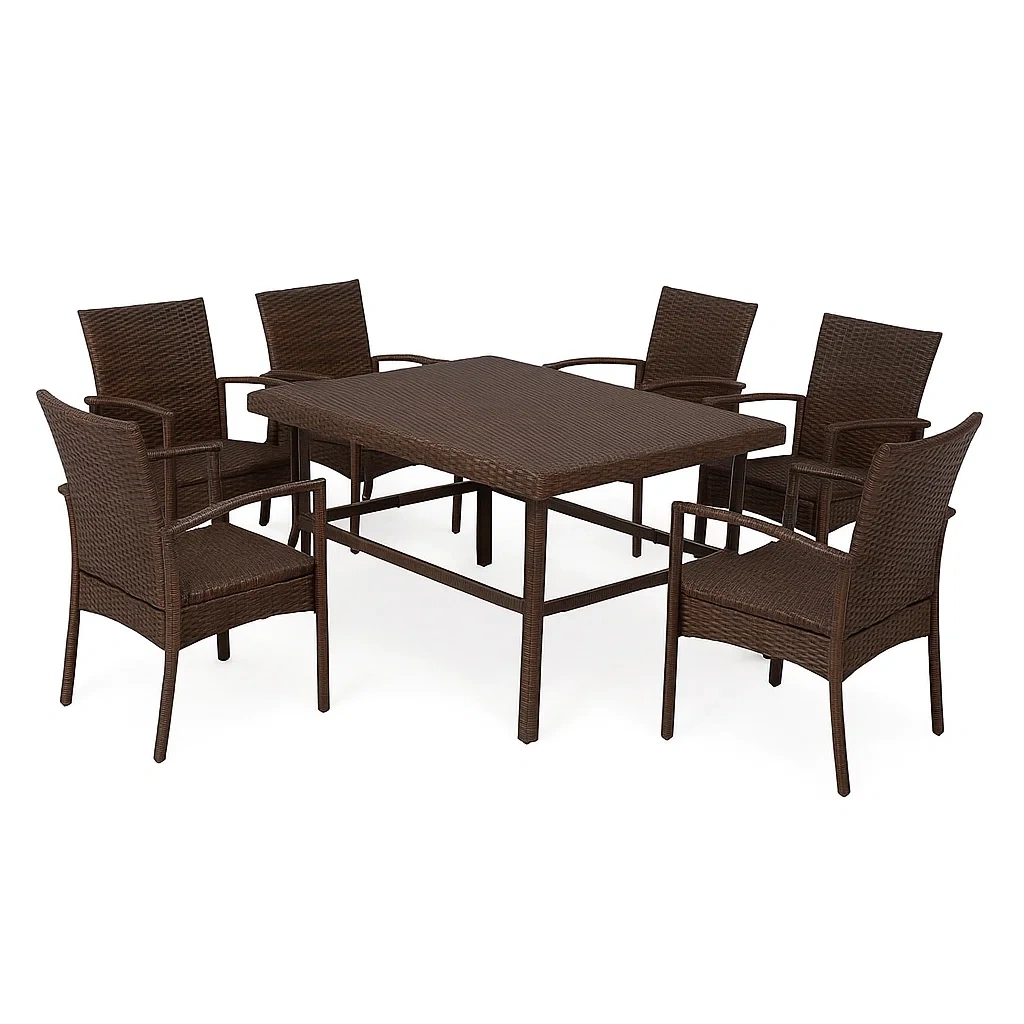 Mobilier de terrasse,Ensemble table et chaises de terrasse - modafurnix