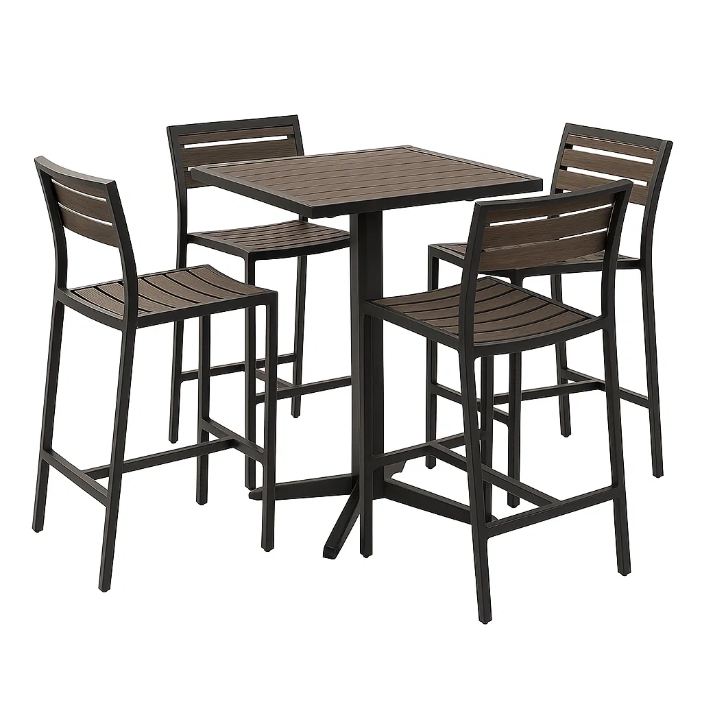 Mobilier de terrasse,Ensemble de bar de terrasse - modafurnix