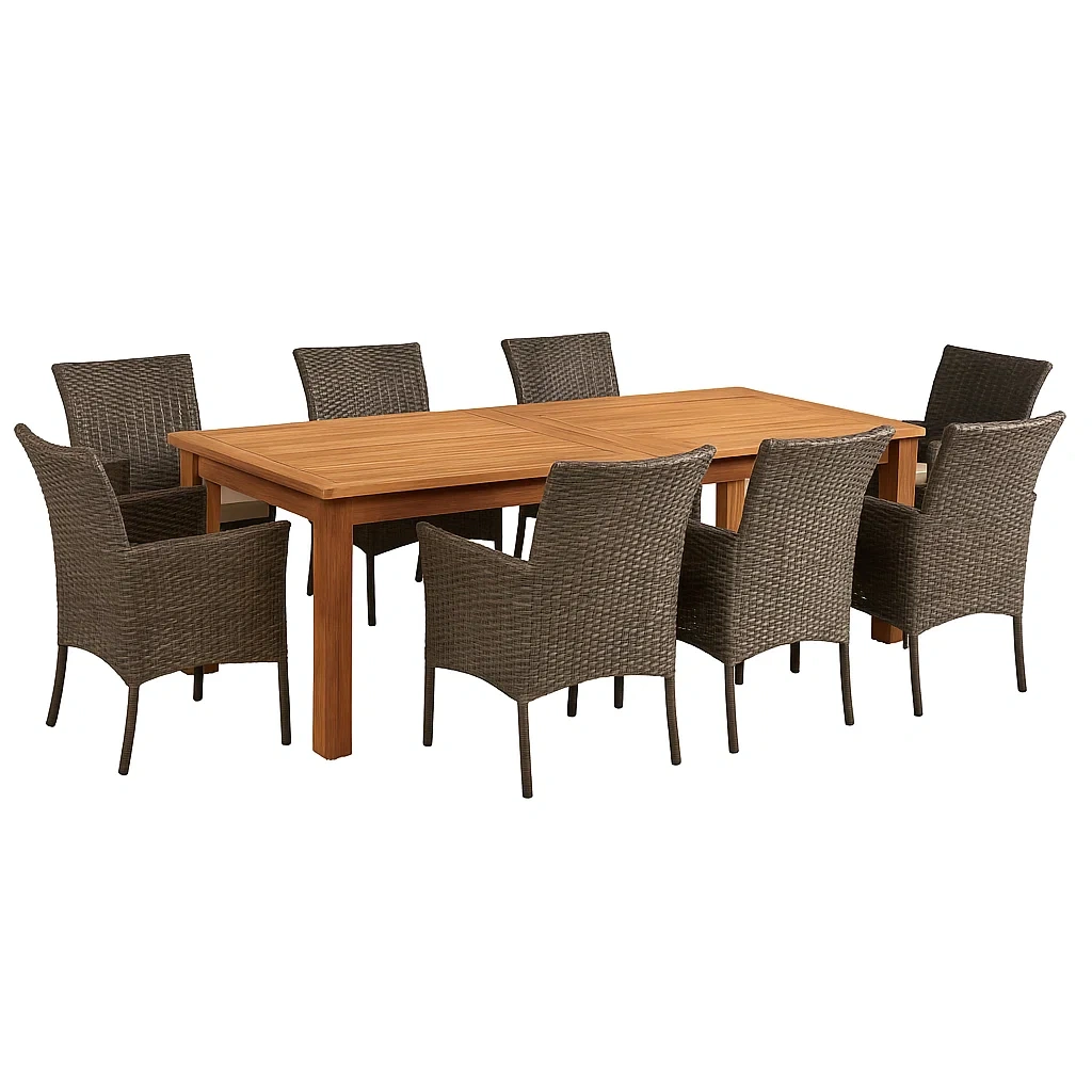 Mobilier de terrasse,Ensemble table et chaises de terrasse - modafurnix